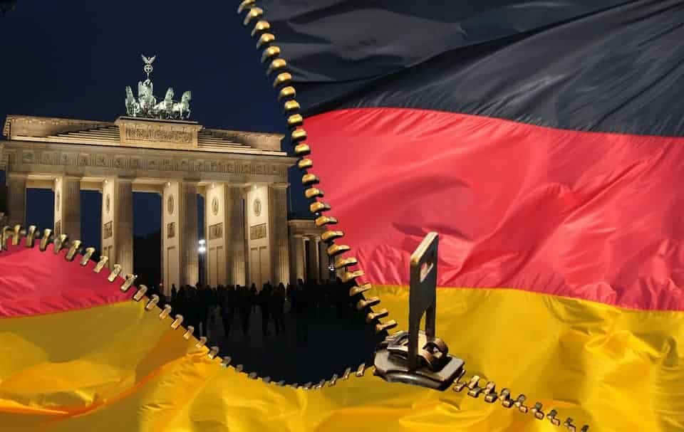 illustration du drapeau allemand